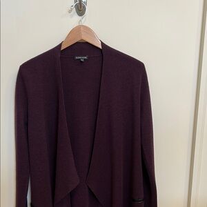 Eileen Fisher Burgundy Cardigan Sweater